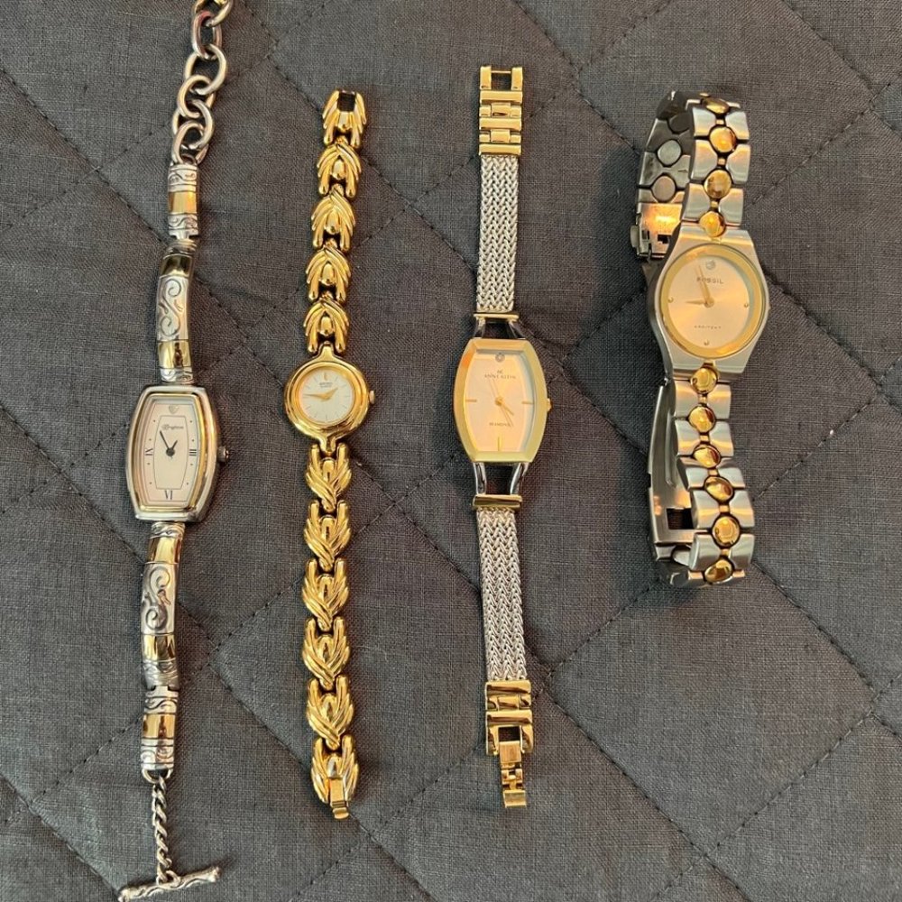 watches; Brighton, Seiko, Fossil